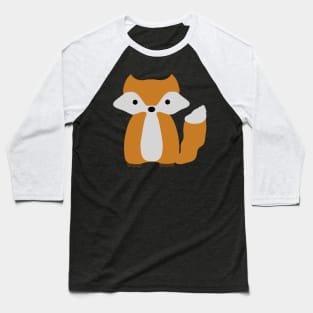 Furry Fox Friend Baseball T-Shirt